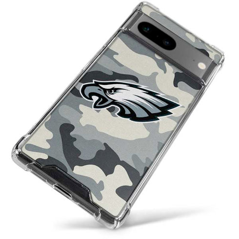 NFL Philadelphia Eagles Camo Google Pixel 7a Clear Case